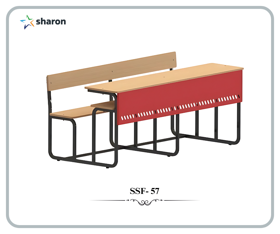 # college level four seater desk # four seater benches