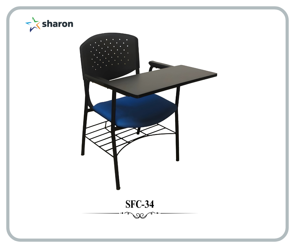# Ergonomic Writing Chair # Student Chair with Attached Writing Pad