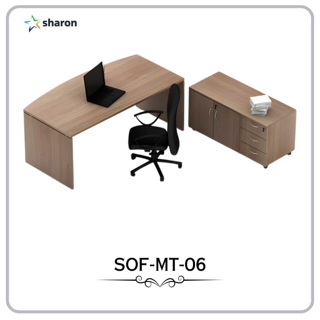 # Ergonomic Manager Table # Prelaminated Office Table