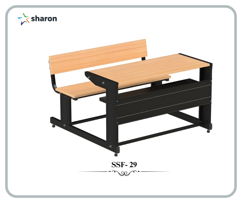 # Student Desk and Bench Set # High School Study Table Set