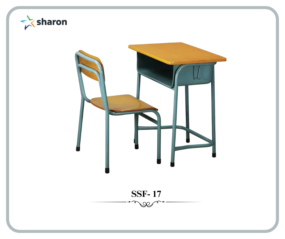 # High School Study Table Set # Education Desk-Bench Combo