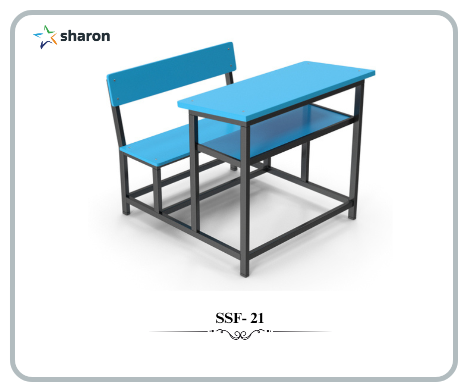 # High school double desk # High school double bench