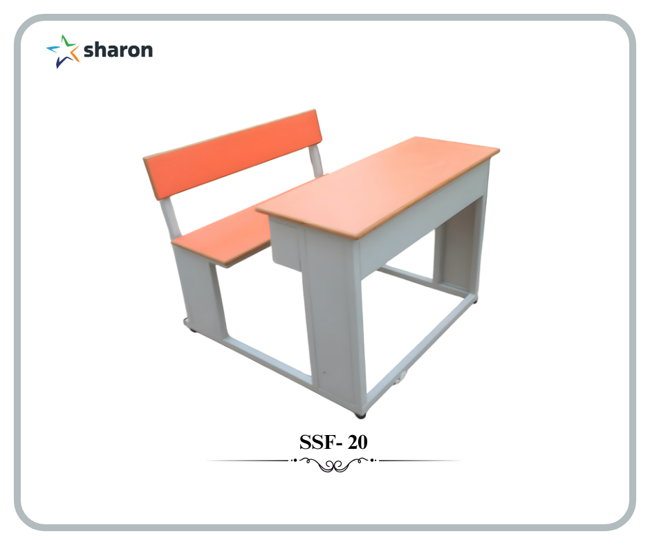 # High school two seater benches # school iron study tables