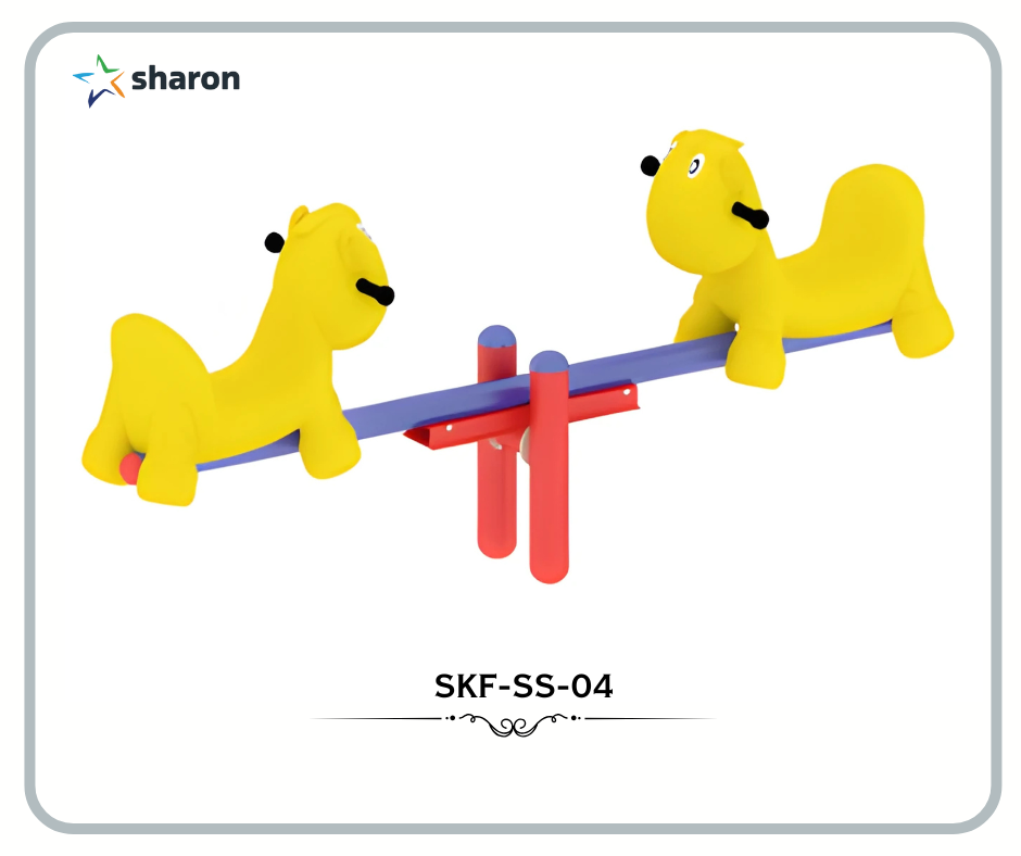 # playground toys for schools # Kindergarten outdoor doggy see saw