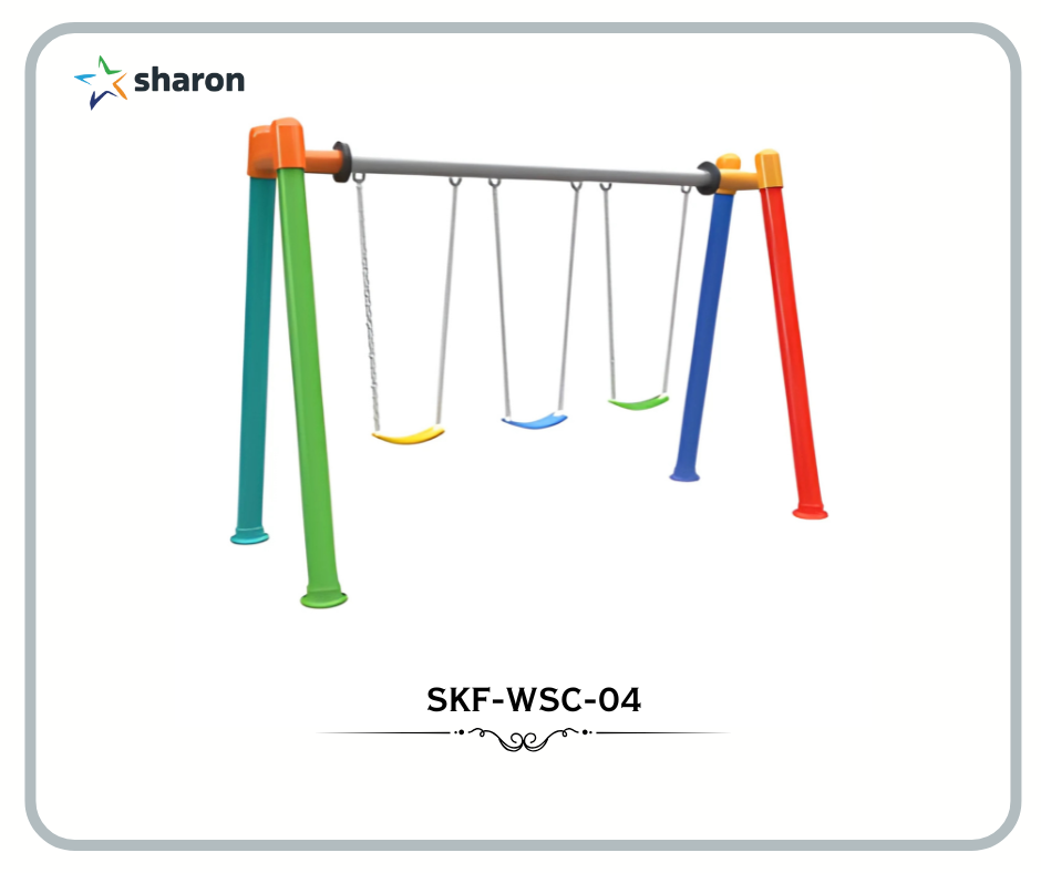 # kindergarten playground swing # kids triple swing