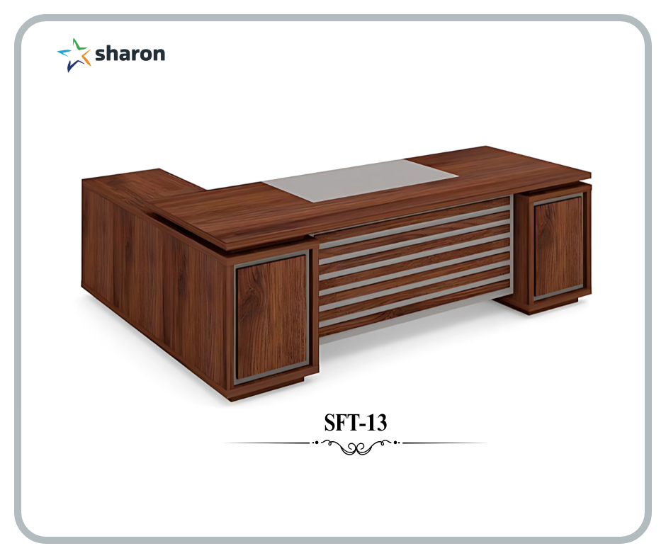 # L shaped HM table # Premium principal table # Dean office Table