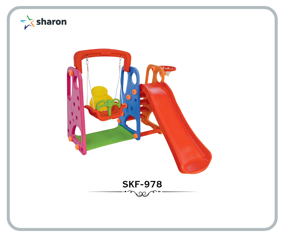 # Multicolour slide # Kids slide with swing # kids play equipment