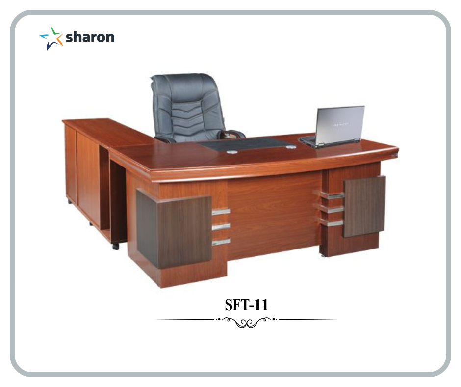 # Premium school principal table # Unique design l shaped table # Wooden principal table