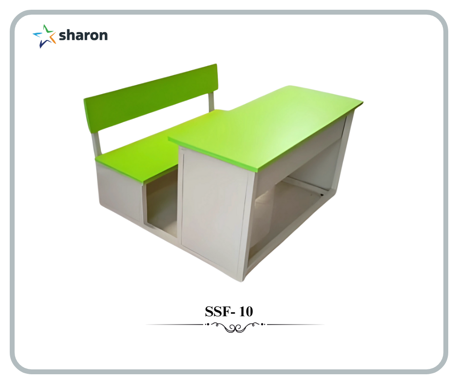 # Primary school desk with bench # Preschool desk & bench