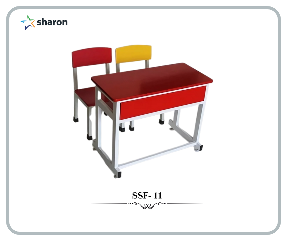 # primary school colourful desk # School dual desk