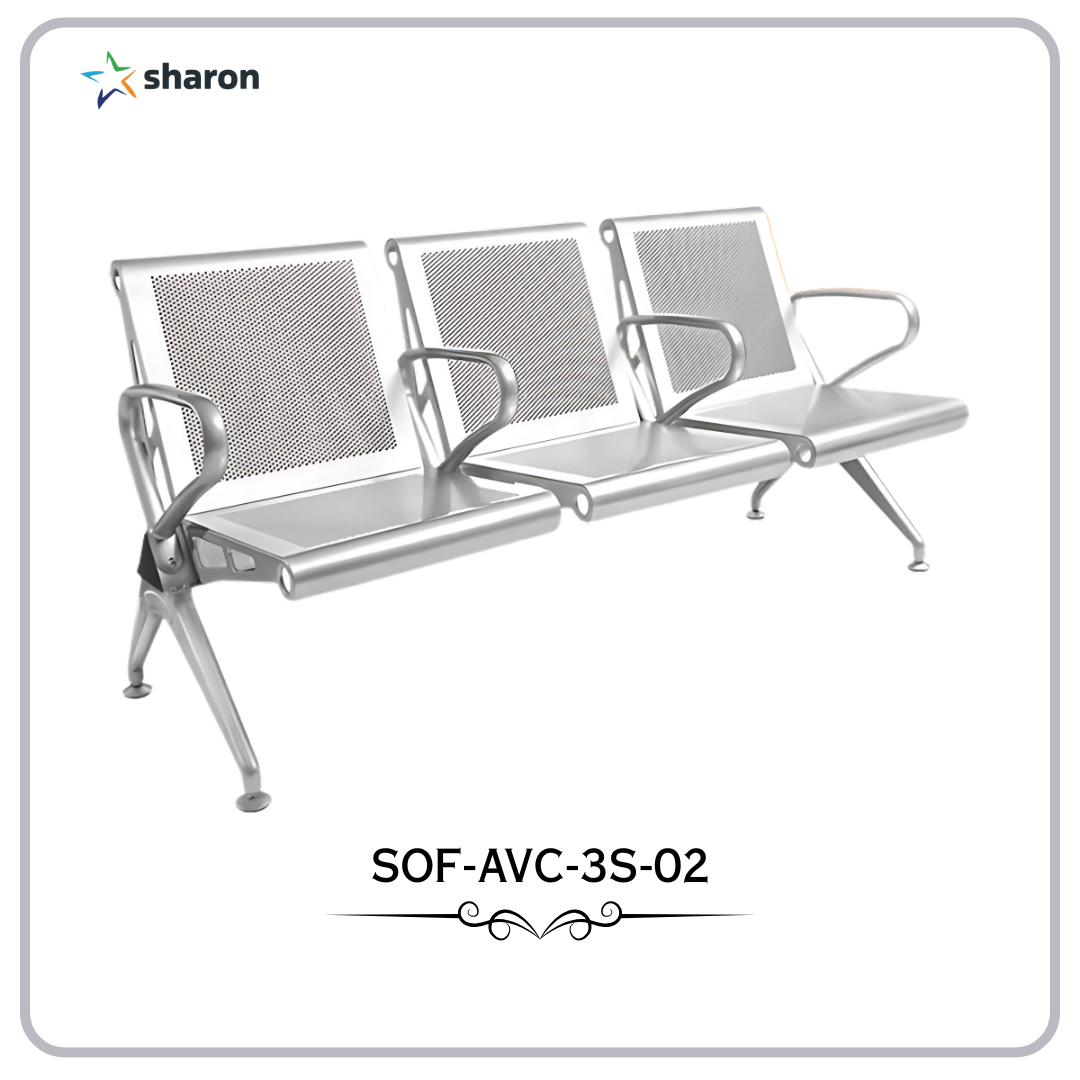 # Airport Beam Chair with Hand Rest # Steel Airport Beam Chair # Passenger Seating