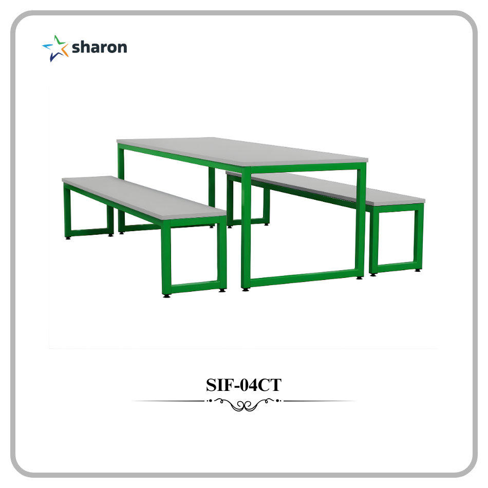 # Canteen Table and Bench # Wooden Restaurant Table and Bench