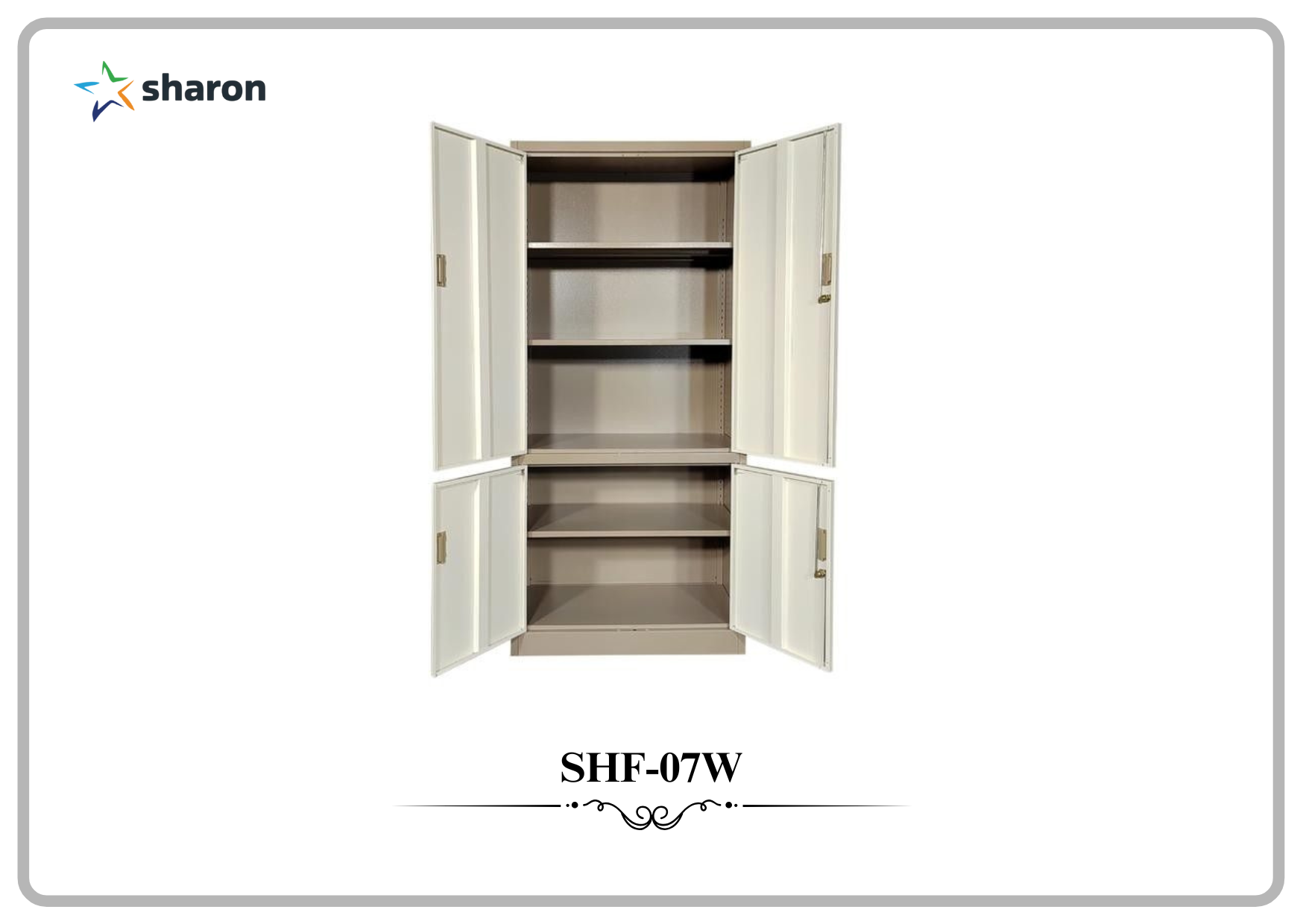 # Study table with almirah # Four Door Steel Almirah