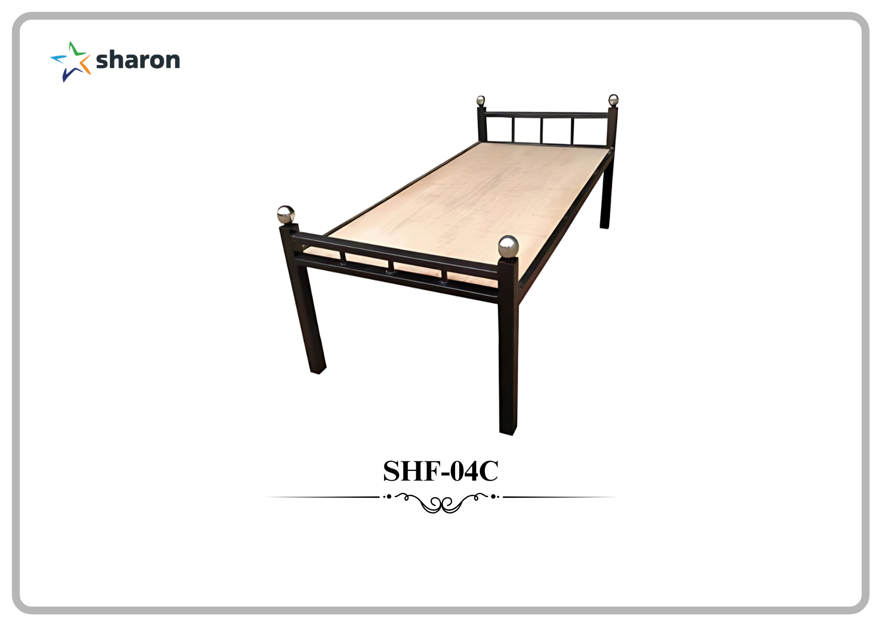 # Modern Single Cot # Powder Coated Single Bed