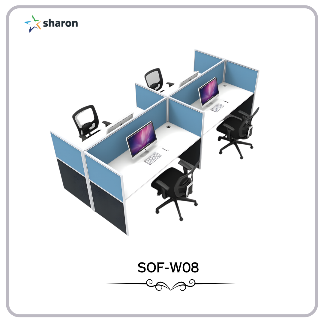 # Office Interior Furniture # Office Interior Work # Modular Back to Back Workstation