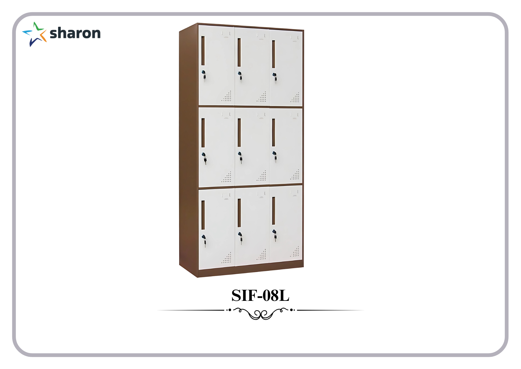 # Nine Door Locker For Industry # Metal Lockers