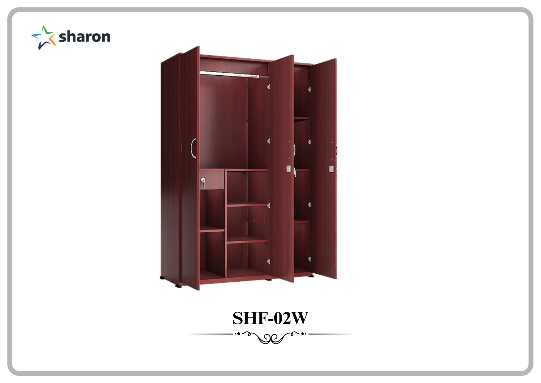 # Three door hostel wardrobe # Hostel almirah