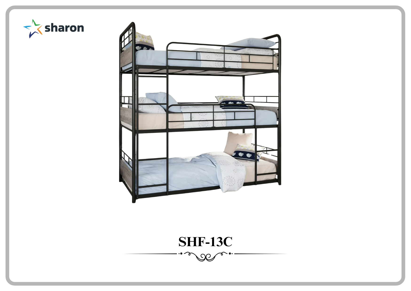 # Three step Bunk Bed # Three Tier Metal Bunker Cot # Three Tier steel Bunk Bed