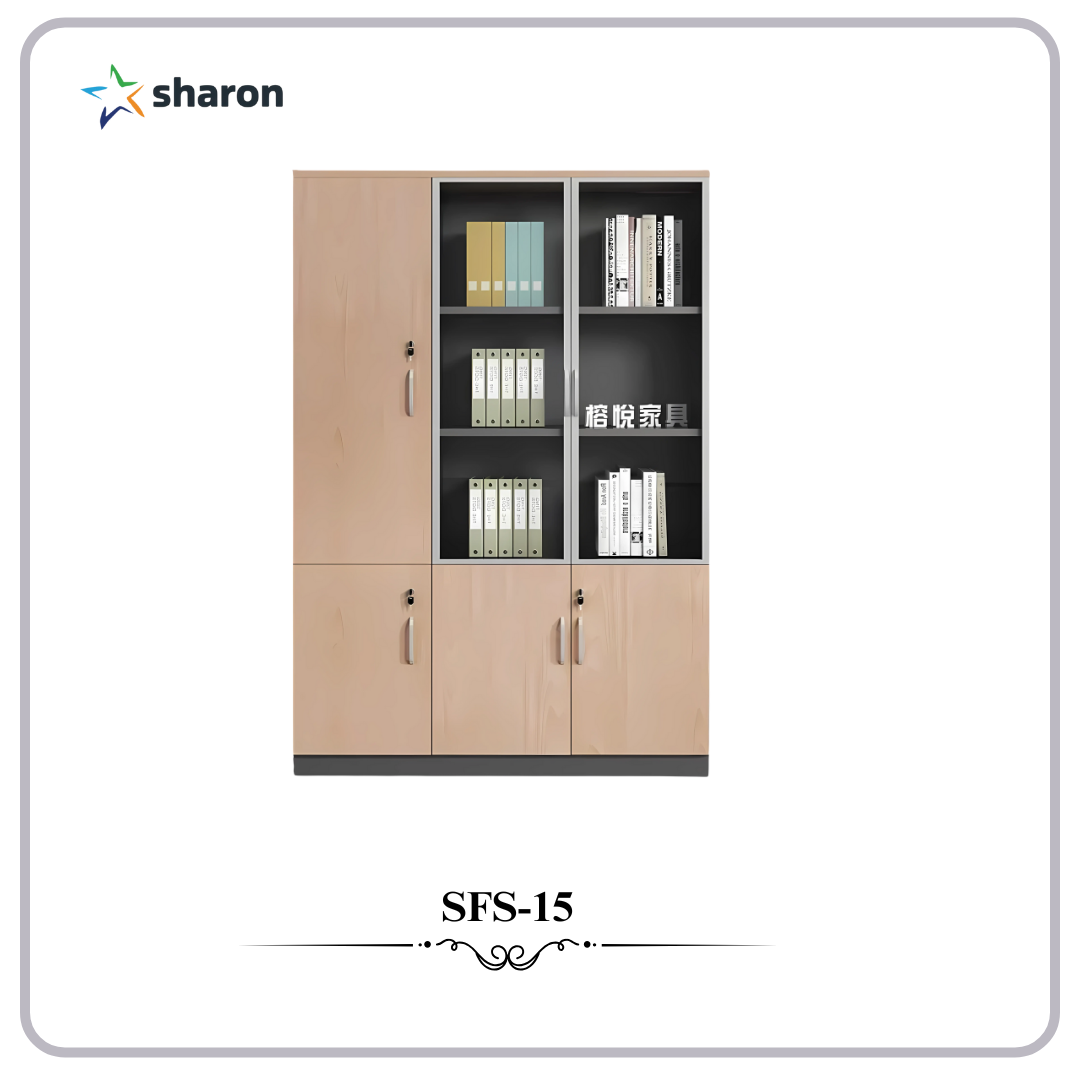 # Organized Workspace # Office Storage Cabinet # Wooden Storage