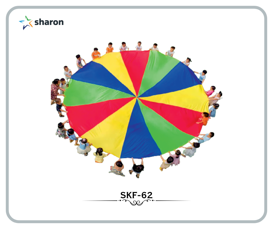 # Childrens Colourful Umbrella # Rainbow Play Parachute # School Activity Play Umbrella # Playtime Rainbow Canopy