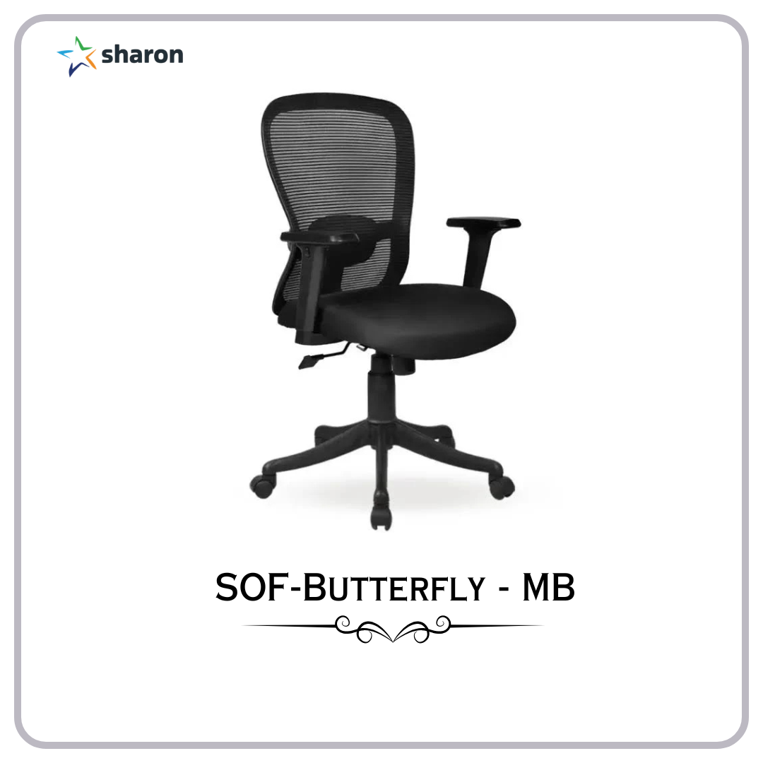# Mid-back mesh Chair Design # Butterfly Chair # Office Workstation Chair