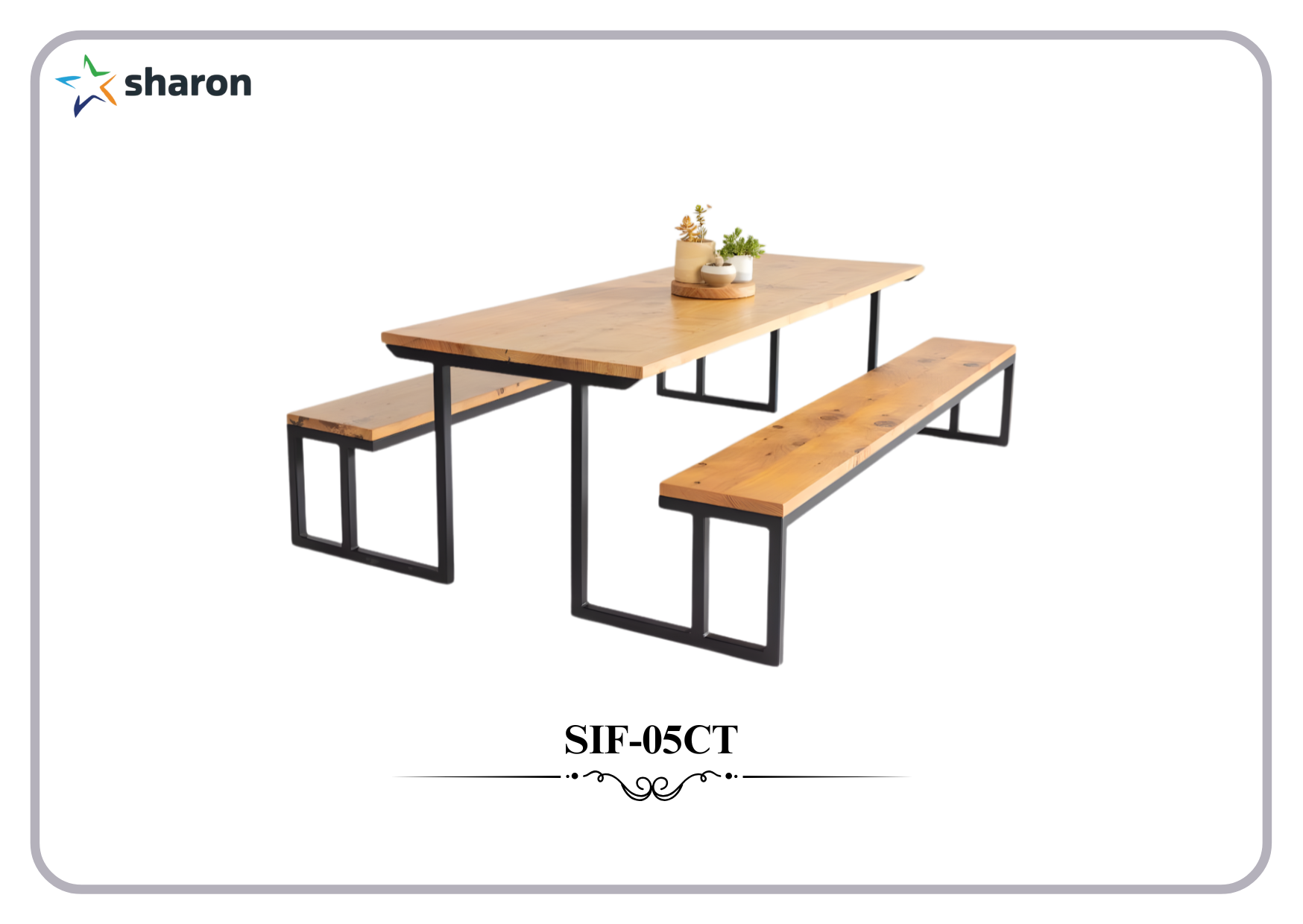 # Wooden Canteen Table with Bench # Canteen table for college # Canteen Table for Industry